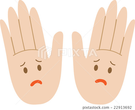 Palm embarrassing face 22913692