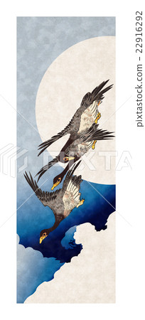 Wild geese in the moon Wild geese in the moon 22916292