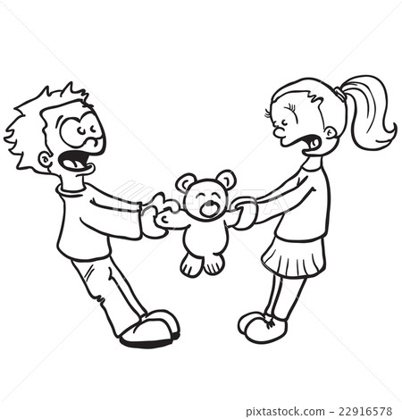 black and white boy and girl fighting black and white boy and girl fighting 22916578