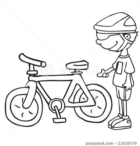 black and white boy and his bicycle black and white boy and his bicycle 22916579