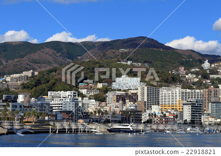 熱海港口的街道 熱海港口的街道 22918821