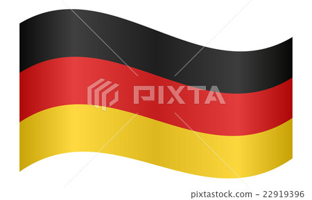 Flag of Germany waving 22919396