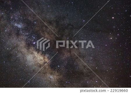 Close-up of Milky Way,Long exposure photograph 22919660
