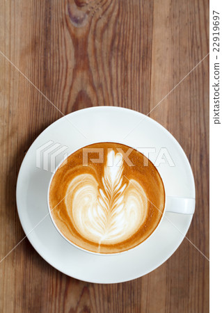 A cup of coffee latte 22919697