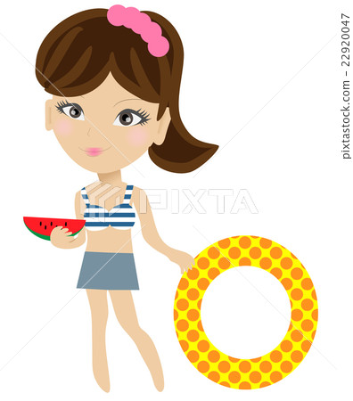 夏季海灘女人 22920047