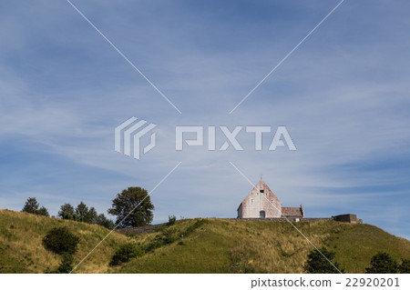 Small church on a hill 22920201