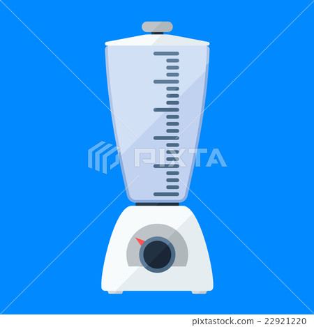 Blender flat icon with knob and jar Blender flat icon with knob and jar 22921220