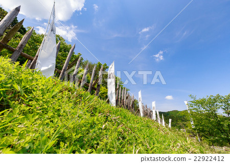 Sekigahara Battlefield island Shima附近的團隊 - 騎士圍欄和橫幅 - Sekigahara Battlefield island Shima附近的團隊 - 騎士圍欄和橫幅 - 22922412
