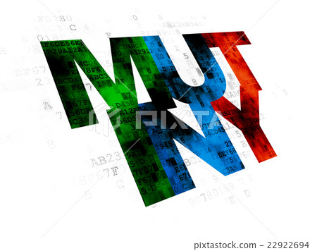 Mutiny Vector Politics concept: Mutiny on Digital background - Stock Illustration ...