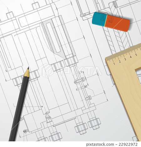 Engineer or architect illustration 22922972