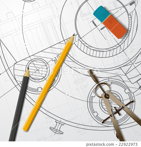 Engineer or architect illustration 22922973