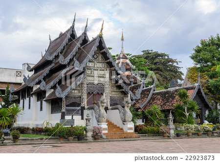 Ancient wooden monastery in Thailand Ancient wooden monastery in Thailand 22923873