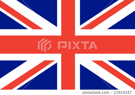 Flat Great Britain flag vector 22924287