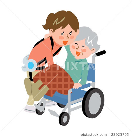 Use of power assist suit site of nursing care - Stock Illustration ...