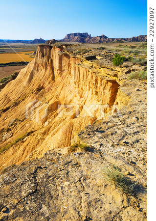 cliff at desert landscape of Navarra cliff at desert landscape of Navarra 22927097