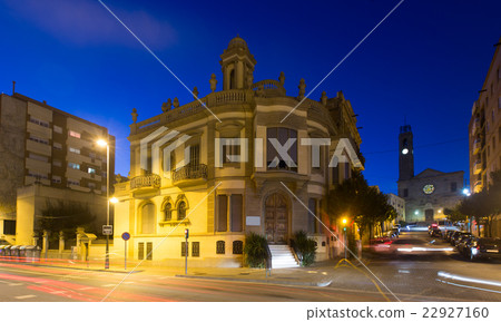 View of Badalona in evening View of Badalona in evening 22927160