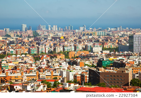 Aerial view to Barcelona Aerial view to Barcelona 22927384
