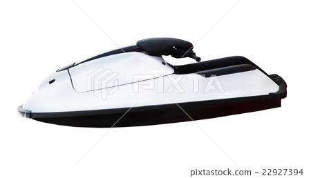 Motor boat isolated on white background Motor boat isolated on white background 22927394