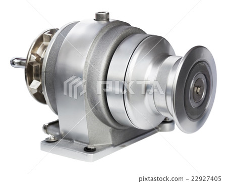 New boat windlass for anchoring close up New boat windlass for anchoring close up 22927405