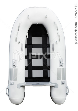 Pulling boat isolated on white background Pulling boat isolated on white background 22927410