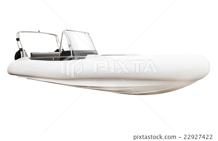 Motor boat isolated on white background 22927422
