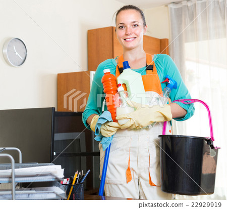 professional cleaner cleaning the office professional cleaner cleaning the office 22929919