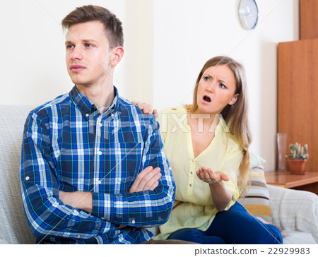 person criticizing young spouse person criticizing young spouse 22929983