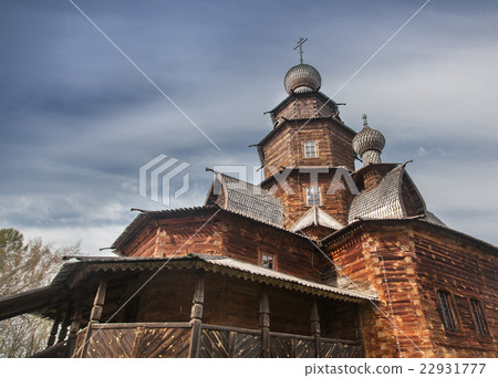 A sample of Russian wooden architecture. 22931777