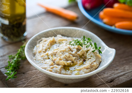 Cannellini or White beans dip Cannellini or White beans dip 22932616