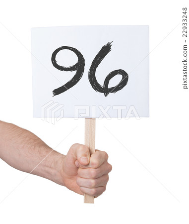 Sign with a number, 96 22933248
