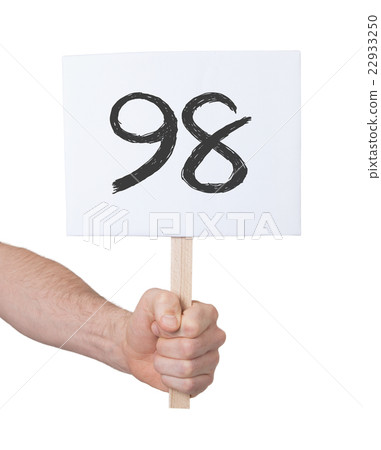 Sign with a number, 98 22933250