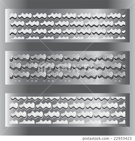 silver wave shape pattern background silver wave shape pattern background 22933423