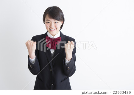 School girls high school guts pose 22933489