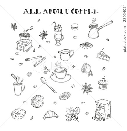 All about coffee. Coffeeshop. All about coffee. Coffeeshop. 22934034