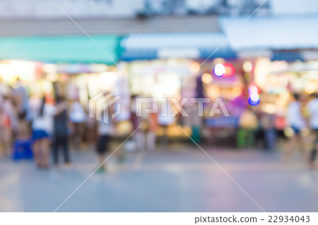 Blurred image of people at Chatuchak market. Blurred image of people at Chatuchak market. 22934043
