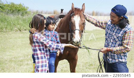 Parent and child horse Parent and child horse 22935845