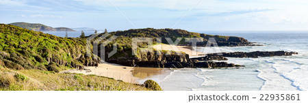 Australian beach coastline at 'Crescent Head' Australian beach coastline at 'Crescent Head' 22935861