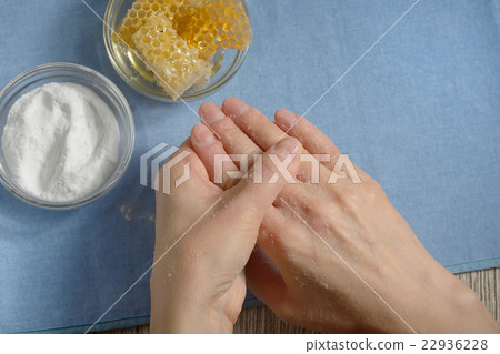 Cleening skin with baking soda Cleening skin with baking soda 22936228