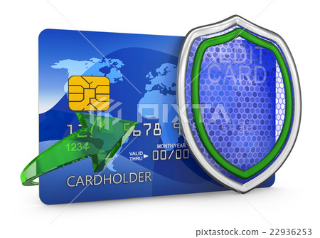 shield and credit card shield and credit card 22936253