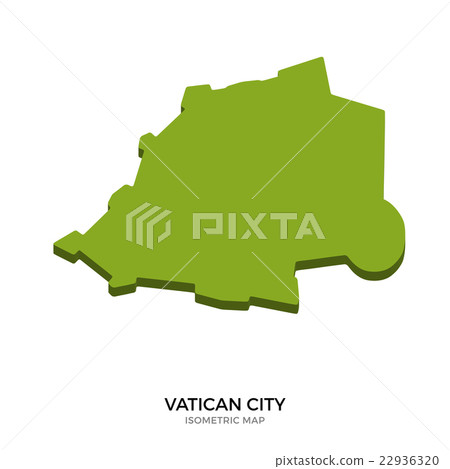 Isometric map of Vatican City detailed vector Isometric map of Vatican City detailed vector 22936320