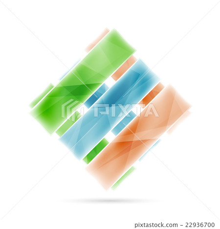Blank colorful stripes. Business geometric style Blank colorful stripes. Business geometric style 22936700