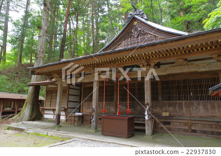 Shinshu Ina Takahisa Shrine Hokomari Shrine Hall Pillar Yoko Yoron The foundation of the year Years of religion was believed 22937830