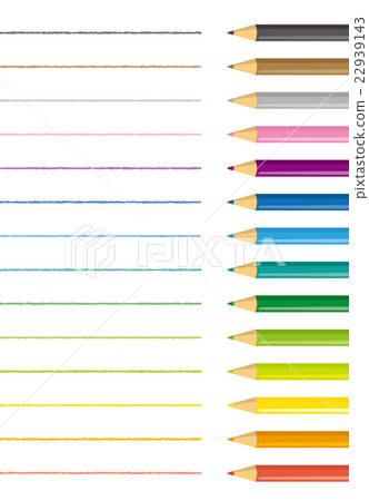 彩色鉛筆 插圖素材 圖庫