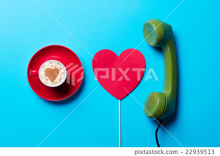 cup, toy and handset cup, toy and handset 22939513