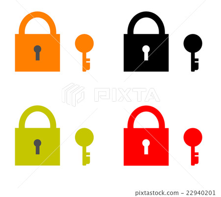 padlock - Stock Illustration [22940201] - PIXTA