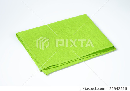 folded green napkin folded green napkin 22942316
