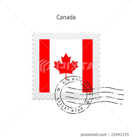 Canada Flag Postage Stamp. Canada Flag Postage Stamp. 22942370