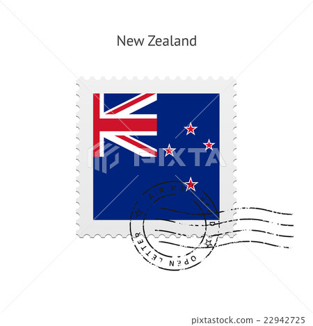 New Zealand Flag Postage Stamp. New Zealand Flag Postage Stamp. 22942725