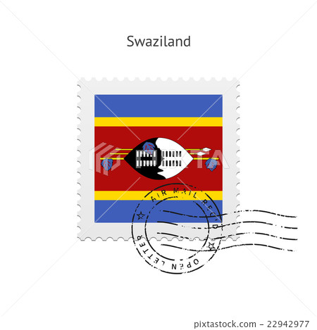 Swaziland Flag Postage Stamp. 22942977