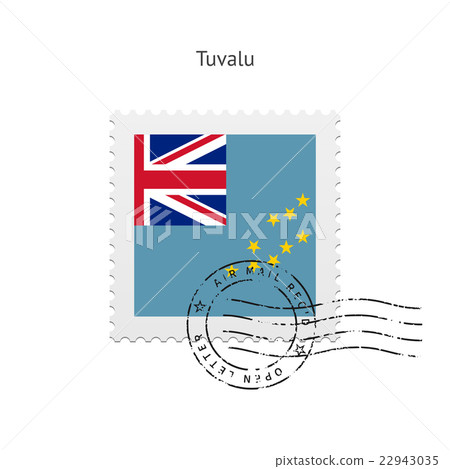 Tuvalu Flag Postage Stamp. Tuvalu Flag Postage Stamp. 22943035